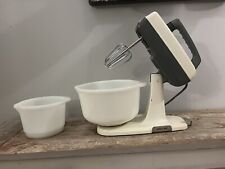 Clean Vintage 1950’s Kenmore Model 116.82700 Kitchen Mixer w/ Milk Glass Bowls  picture