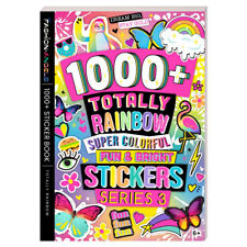 1000+ Totally Rainbow Super Colorful Fun & Bright Sticker Book FAE77809 picture