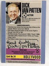 Dick Van Patten American Actor #34 Signed Hollywood Trading Card 1991 picture