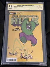 DEFENDERS: IMMORTAL HULK #1 YOUNG VAR 2019 THE BEST DEFENSE Signed Skottie Young picture