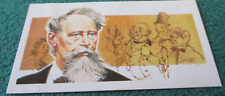 Charles Dickens #6 Famous People 1969 Brooke Bond Tea Card picture