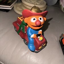Vintage Sesame Street Ernie Train Christmas Ornament Jim Henson Made In China picture