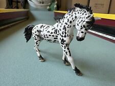 Schleich KNABSTRUPPER MARE Black & White Horse Figure 2014 13769 Made In Tunisia picture