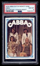 1976 ABBA Dutch Monty Gum ABBA w Curtain, Looking Right PSA 8 picture