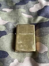 1991 Vintage Zippo Lighter - Solid Brass - Made in Bradford, USA picture