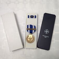 NATO ISAF Afghanistan Service Medal Non Article 5 Brand New with Case,  picture