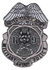 ARMY-K-9 Military Police Badge Patch picture