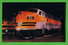 Train Locomotive Vintage Postcard Western Pacific 913 picture