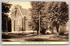 Presbyterian Church Crown Point IN Postcard T21 picture