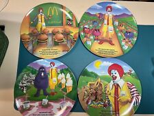 RARE 1989 McDonald’s Ronald McDonald Collector Plates - Set Of 4 - New picture