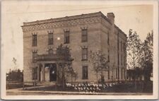 1908 ABERDEEN, South Dakota Real Photo RPPC Postcard MASONIC TEMPLE Street View picture