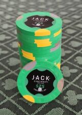 20 Jack Cincinnati Secondary $25 Real Clay Casino Chips Paulson New Mint unused picture