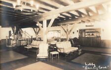 Interior Lobby Sandy Cove North East Maryland MD c1930s Real Photo RPPC picture