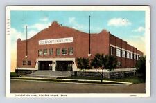 Mineral Wells TX-Texas, Convention Hall, Antique, Vintage c1941 Postcard picture