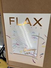 1983 FLAX Vineyard Wine Country CA RARE Embossed Chardonnay Pop Art Poster Print picture