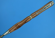 Handmade Wooden Ballpoint Pen in Natural Zebra Wood Easy Writer Grip picture