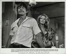 1975 Press Photo Actors Charles Bronson, Sheree North in Movie 