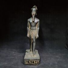 Rare Ancient Antique Egyptian Antique Amenhotep Statue Pharaonic Unique Egypt BC picture