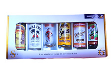 Luminarc Rum Vodka Scotch Whisky Shooters 6 Six  2 oz. Shot Glasses Vintage New picture