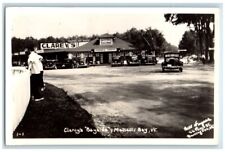 c1940's Clarey's Bayside Roller Rink Malletts Bay VT RPPC Photo Postcard picture