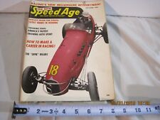 Sept 1956 SPEED AGE MASERATI Indy 500 D Jaguar CONVERTIBLE STOCKS offie killer picture
