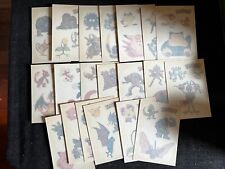 MERLIN COLLECTION POKEMON 60 TATTOOS 2000 NNINTENDO NO PANINI COMPLETE SET picture