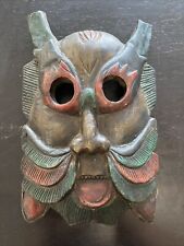 hand carved wooden african tribal mask picture