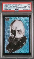 2022 Star Wars Galaxy Chrome Vader Unplugged Mojo Refractor 30/50 PSA 10 Pop2 picture