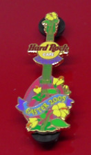Hard Rock Cafe Enamel Pin Badge Houston USA Easter Guitar 2005 LE100 picture