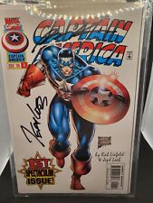 CAPTAIN AMERICA 1ST SPECTACULAR ISSUE SIGNED BY ROB LIEFELD AND JEPH LOEB NO COA picture