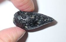 Black Indochinite Tektite Stone from China 13 gram 37x18x18 mm picture
