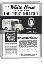 1938 White Motor: White Horse Revolutionary Motor Truck Vintage Print Ad picture