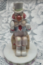 Vintage 1983 Wallace Berrie Circus Royale Bisque Clown Figurine #9610  picture