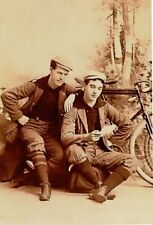  Two Men with Bicycles studio picture 4