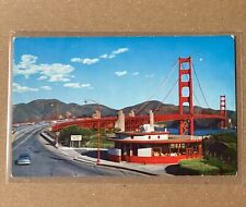 c1960s Round House Cafe~Toll Plaza~SF Golden Gate Bridge VTG CA Postcard picture