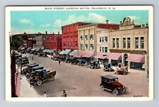 Franklin NH-New Hampshire, Main Street Looking South, Antique, Vintage Postcard picture