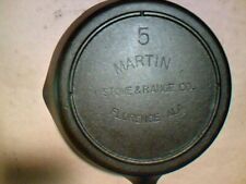 Vintage Cast Iron MARTIN Stove & Range #5 Skillet- cleaned and Seasoned picture