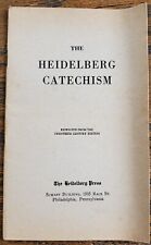 The Heidelberg Catechism, Booklet, Reformed Church, 1902, Vintage picture