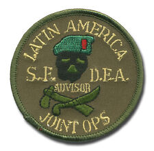 DEA-Special Forces Advisor Latin America Joint Ops Patch Narcos picture