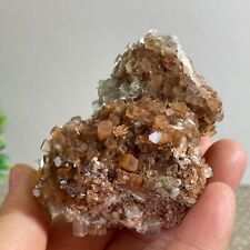 Natural orange aragonite crystal mineral specimen 162g h028 picture