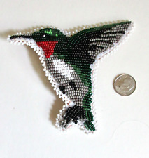 Hummingbird Beaded Barrette;  P St John, Mohawk picture