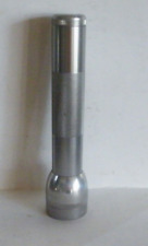 Vintage Mag-Lite 2 D Cell Chrome  Silver Flashlight picture