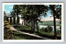 Dubuque IA-Iowa, Eagle Point Park, Antique, Vintage Souvenir Postcard picture