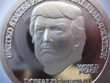 1-OZ.999 SILVER TRUMP NORFED PROOF LIKE COIN  PRESIDENT INAUGURATION  COIN+GOLD picture