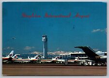 Stapleton International Airport Denver Colorado Vintage Postcard c1983-Planes picture
