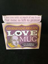The Unemployed Philosophers Guild Shakespearean Love Coffee Tea Mug Cup picture