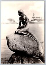 Postcard RPPC Denmark Copenhagen The Little Mermaid  95 picture
