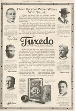1914 Patterson's TUXEDO Pipe Cigarette Tobacco Vintage Print Ad picture