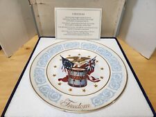 Avon Freedom American Collector's Plate 1974 Patriot Enoch Wedgwood England VTG picture