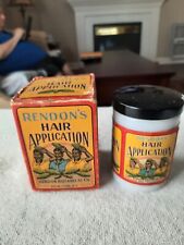 Antique Black Americana Hair Gel RENDON'S HAIR APPLICATION original box COLORS  picture
